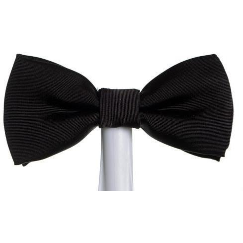 Accessory - Black Satin Magnetic Bow Tie