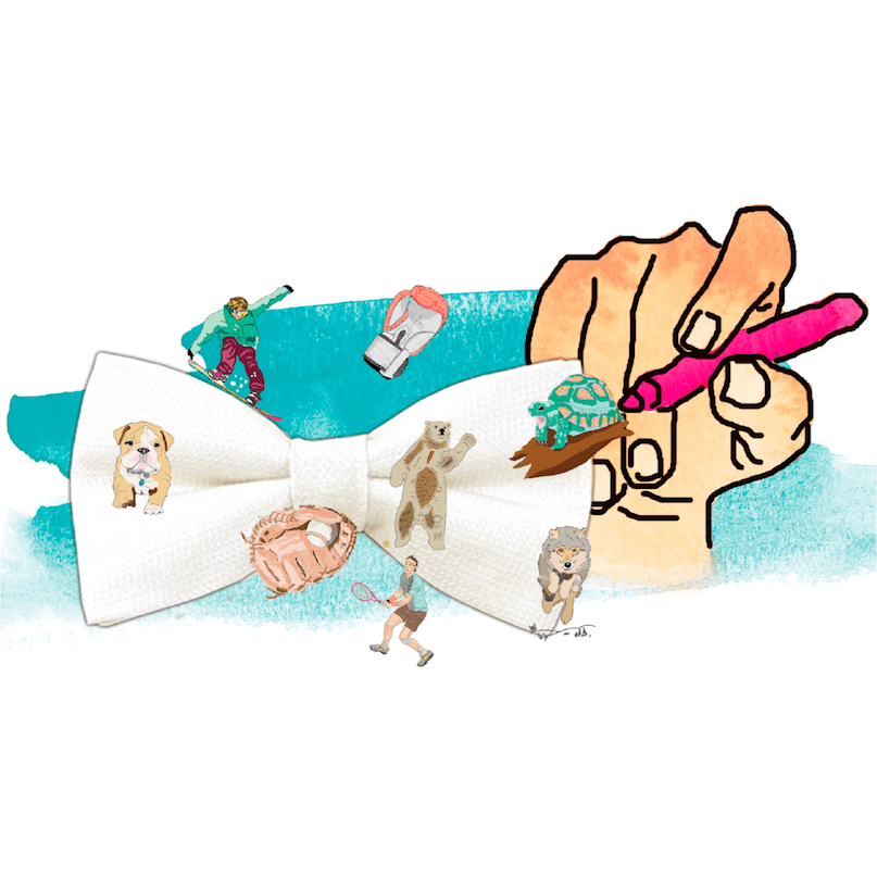 Bowtie - #1 Design Your Own Tie - For Personal Gifts, Matching Groomsmen, Weddings, Events