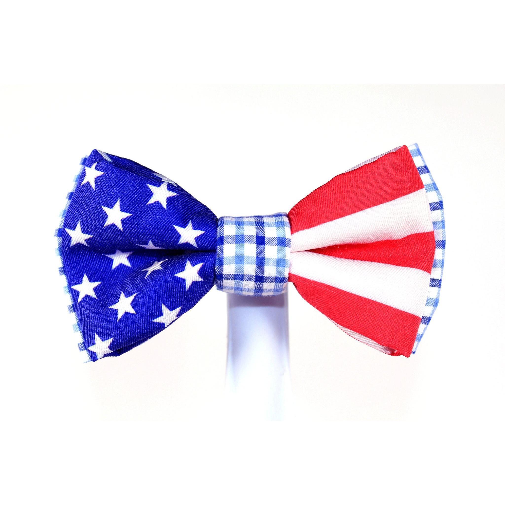 Rodes of Louisville Bow Tie Blue Red and White vintage retro Patriotic