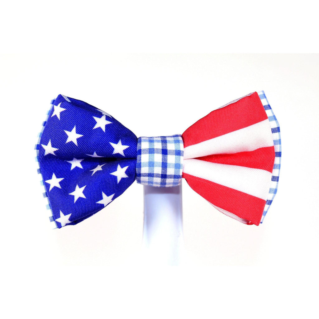 Bowtie - A July 4th Classic USA Flag Magnetic Bow Tie Men