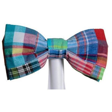 Bowtie - A True Colors Madras Magnetic Bow Tie Junior