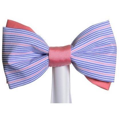 Bowtie - Best Old Glory Pink And Blue Magnetic Bow Tie