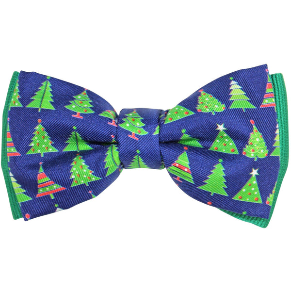 Bowtie - Boys Navy Christmas Magnetic Bow Tie