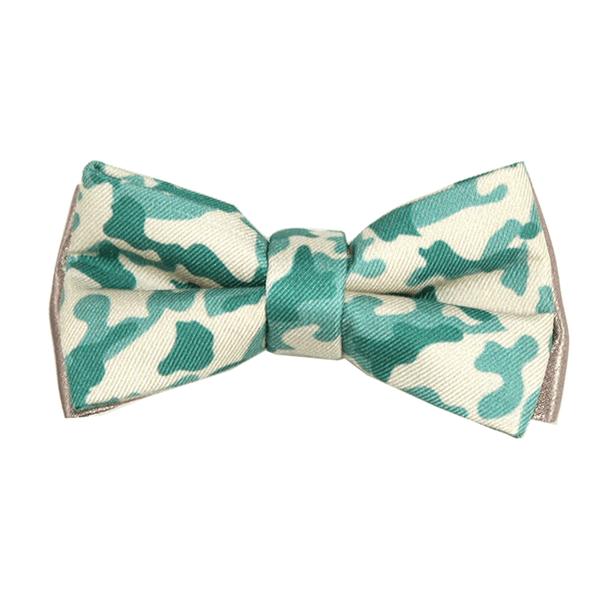 Bowtie - Camo Green And Tan Magnetic Bow Tie