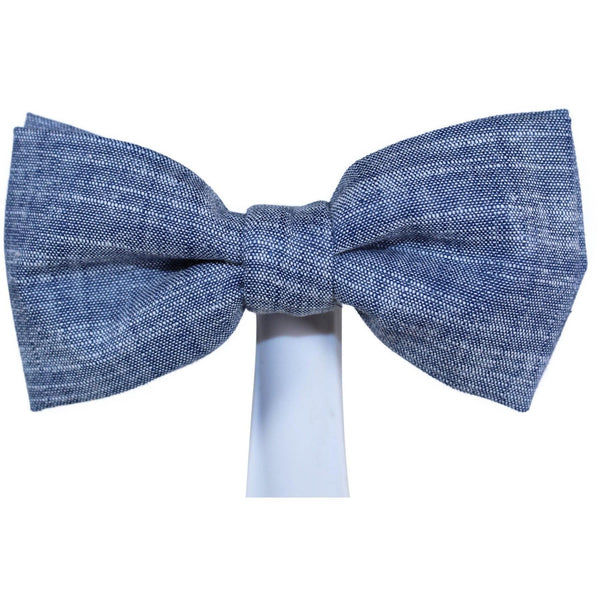 Bowtie - Chambray Jean Blue Magnetic Bow Tie