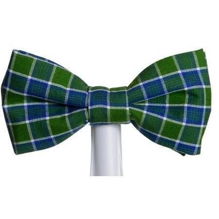 Bowtie - Checker Green And Blue Magnetic Bow Tie