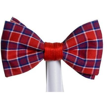 Bowtie - Checker Red Blue Magnetic Bow Tie