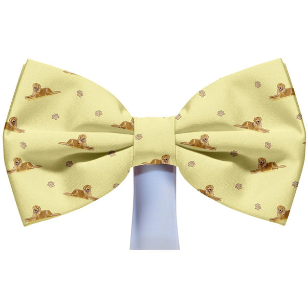 Bowtie - Golden Retriever In Yellow Magnetic Bow Tie