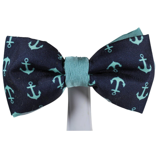 Bowtie - Nautical Anchors Mint Magnetic Bow Tie