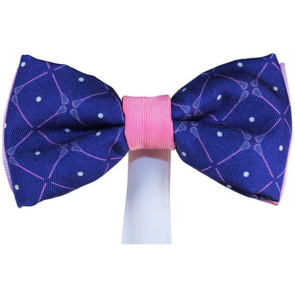Bowtie - Sports Lacrosse Navy Magnetic Bow Tie