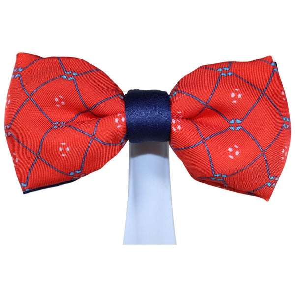 Bowtie - Sports Soccer Golf Red Navy Blue Magnetic Bow Tie