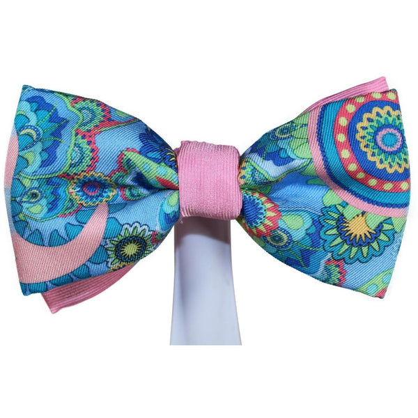 Bowtie - Z Paisley Blue Magnetic Bow Tie